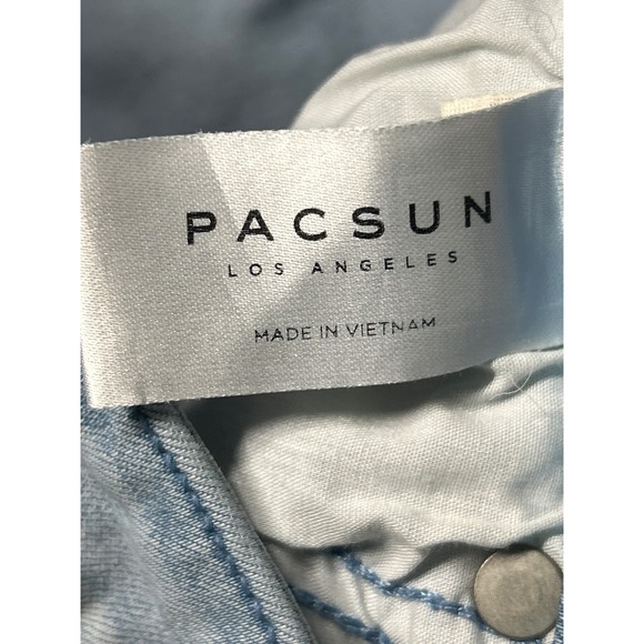 PacSun Skinny Jeans Light Wash Distressed Denim Pants Size 30x32 - Picture 4 of 10